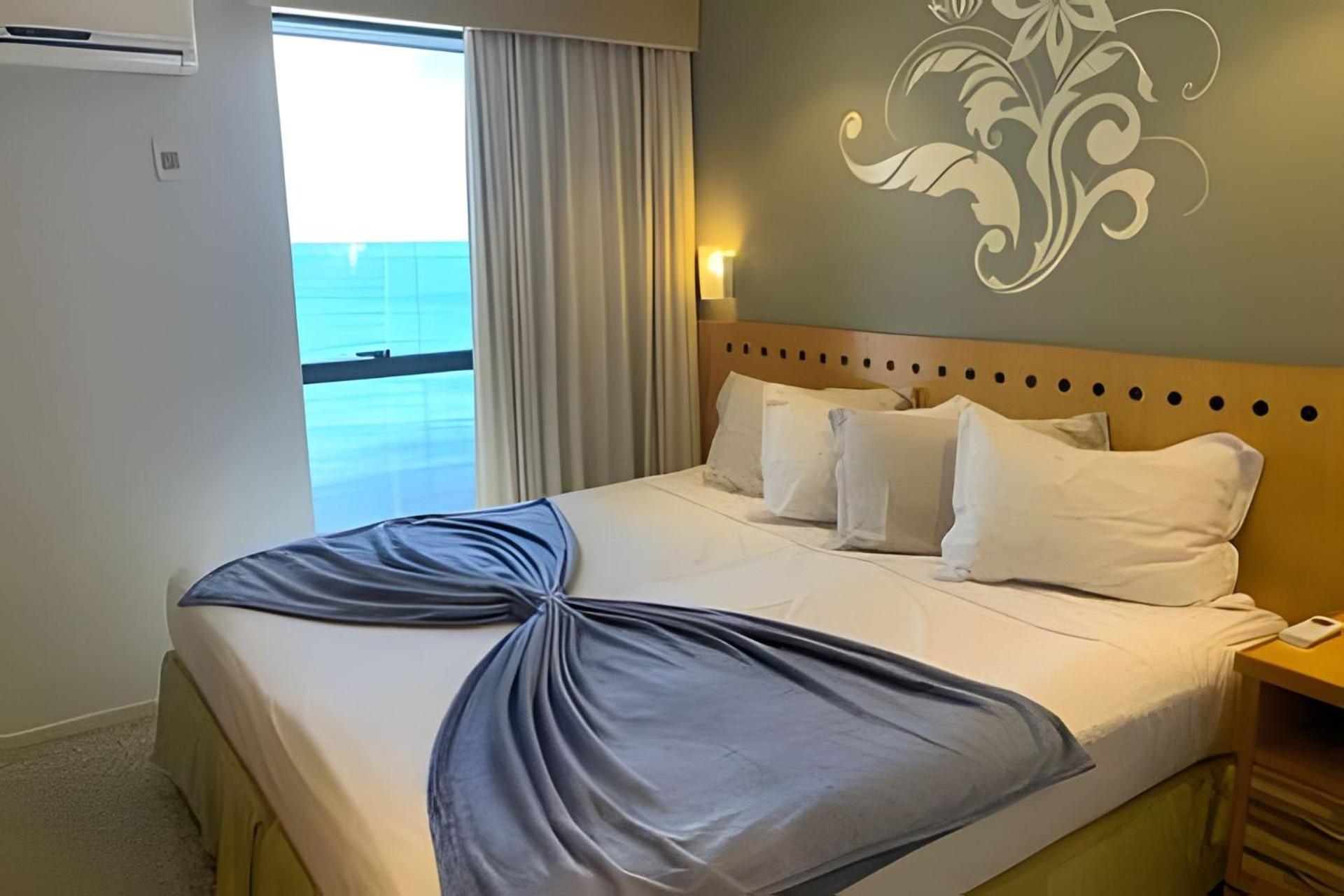 Hosts Br - Flat Frente Mar Na Beira Mar Apartment ฟอร์ตาเลซา ภายนอก รูปภาพ