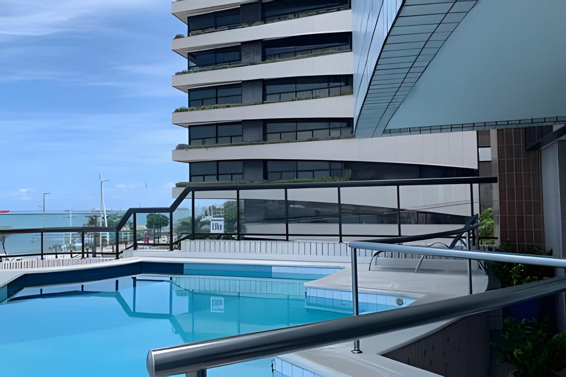 Hosts Br - Flat Frente Mar Na Beira Mar Apartment ฟอร์ตาเลซา ภายนอก รูปภาพ