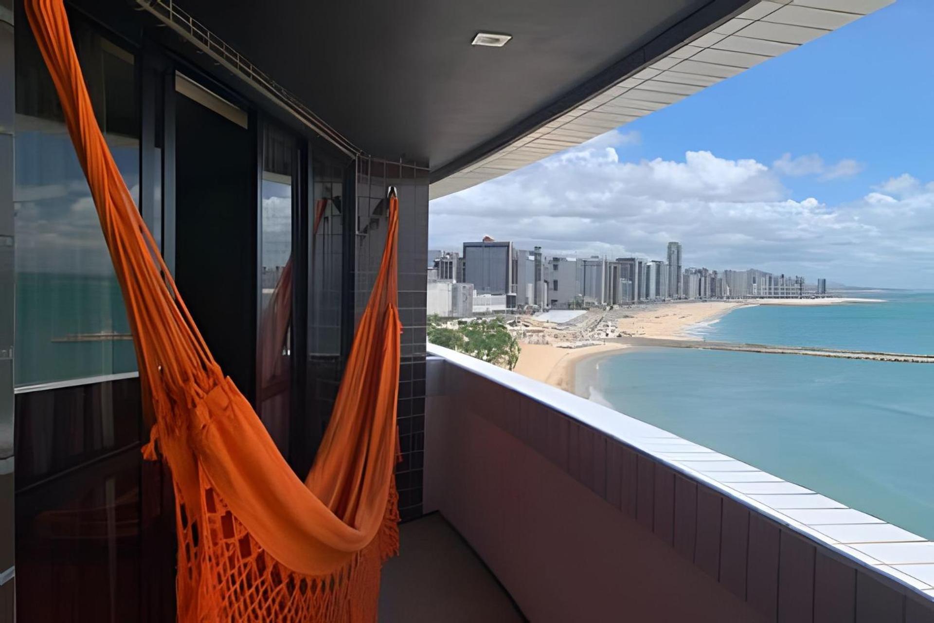 Hosts Br - Flat Frente Mar Na Beira Mar Apartment ฟอร์ตาเลซา ภายนอก รูปภาพ